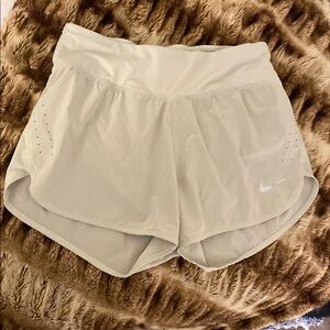 Nike Light Green Athletic Shorts Lightweight Breathable Design